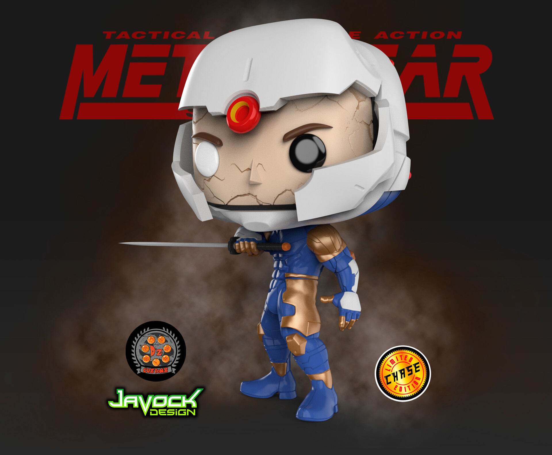 Javier Hernández - Grey Fox - Metal Gear Solid Funko pop Custom