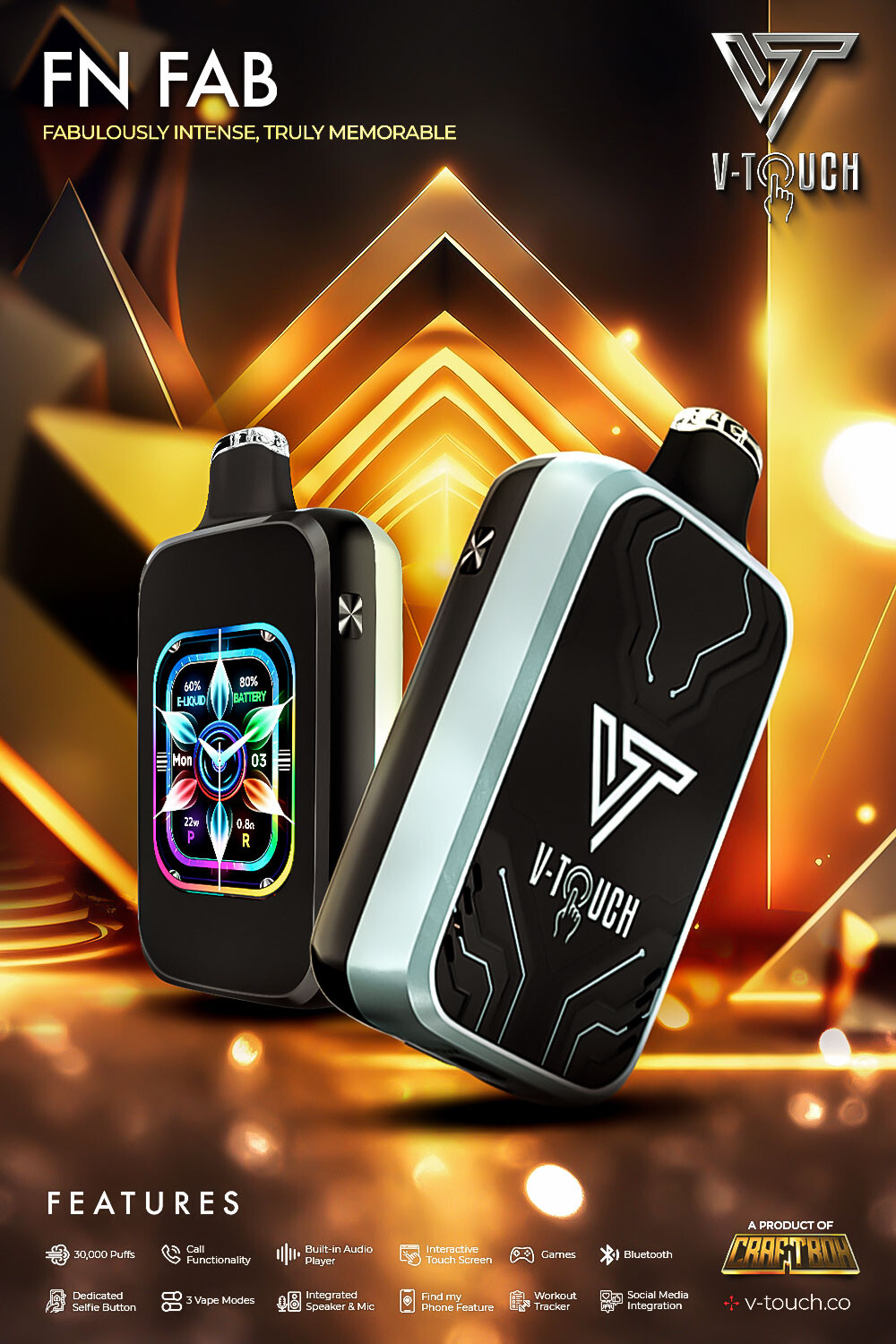 v touch vape flavors V-Touch 30K: The Future of Disposable Vapes main image 0