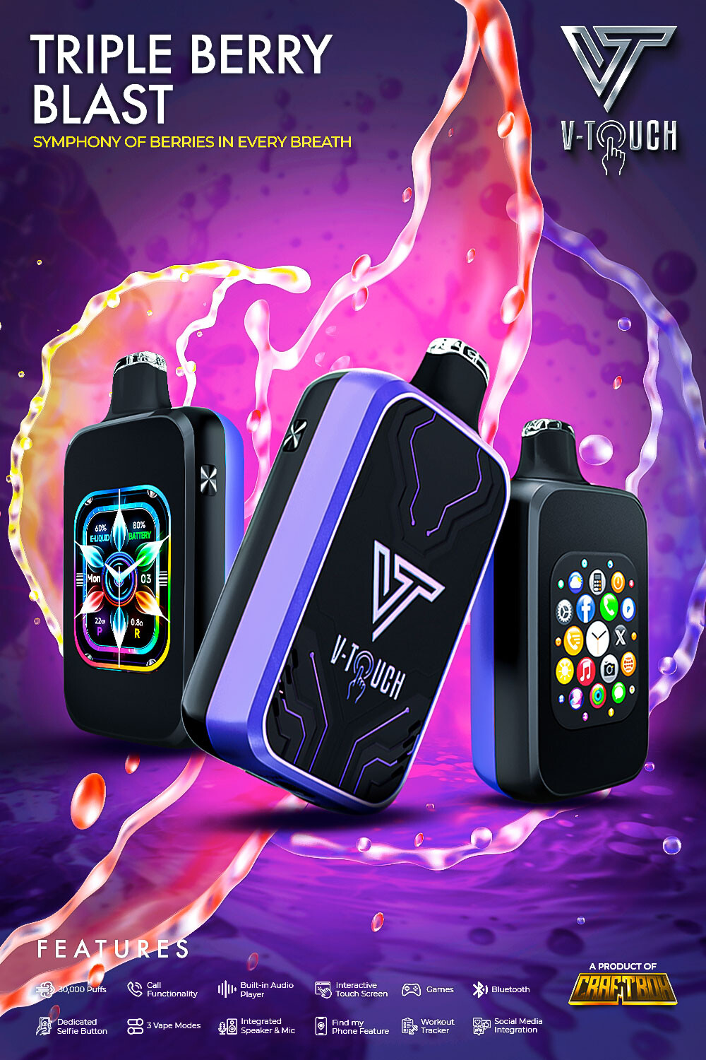 ArtStation - V-TOUCH - Flavor Centric Posters
