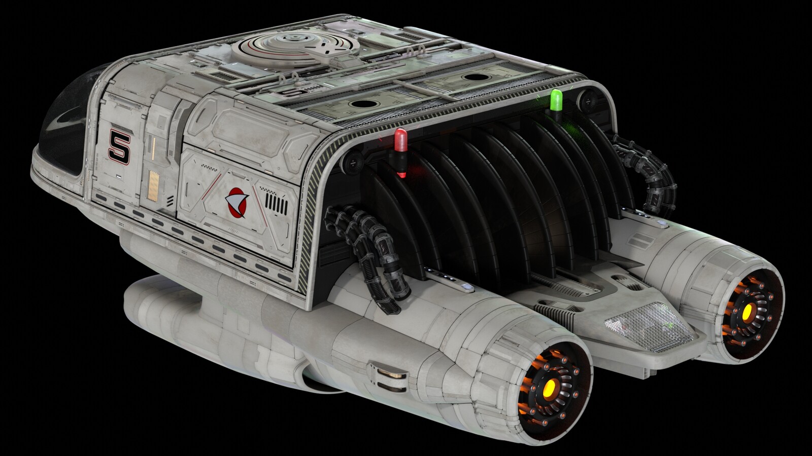 Might ditch the "specular color" detail.  Doesn't really fit the "dirty work horse" look.