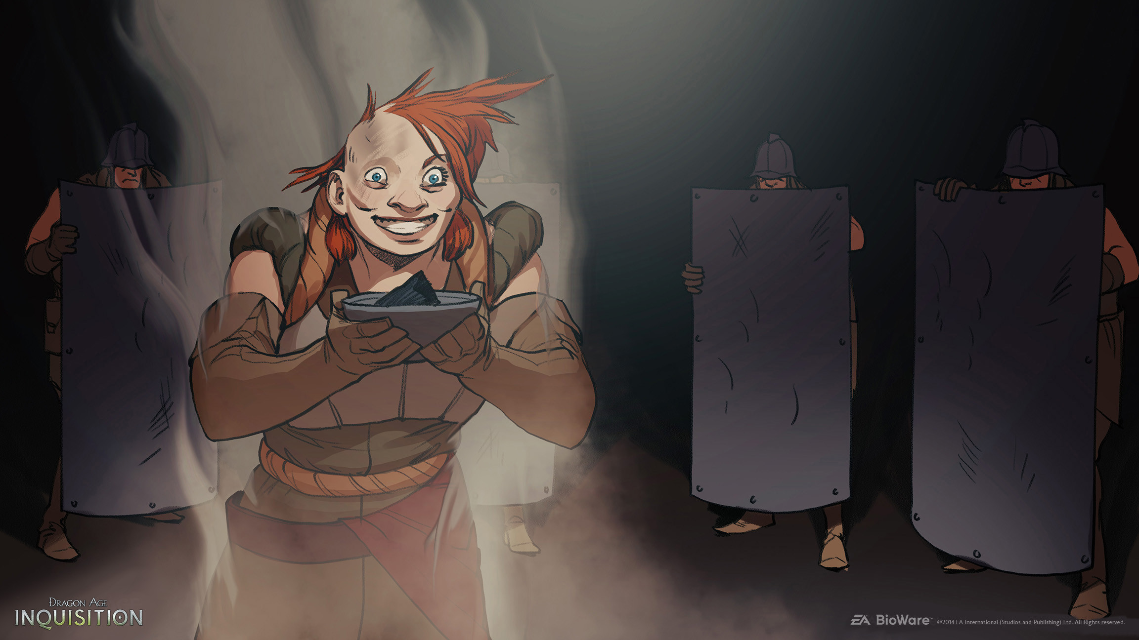 Dagna has successfully reverse engineered the explosive "gatlok" recipe. 
