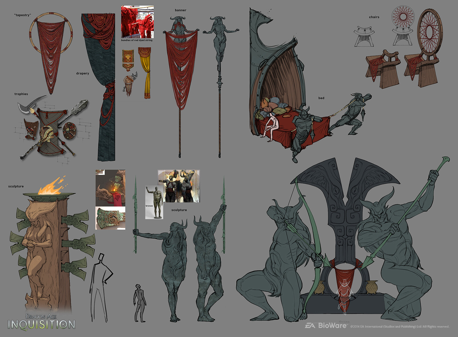 Qunari Skyhold props