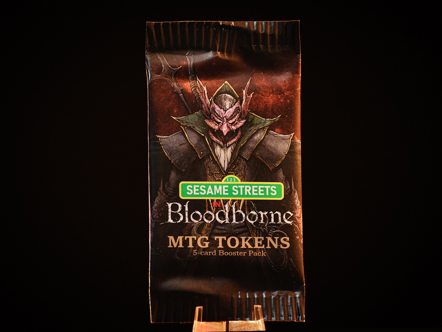 hand-made some booster packs for the cards 