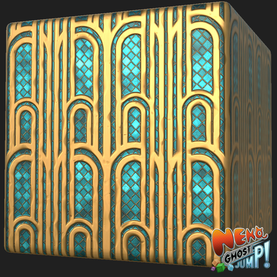 Stained glass material