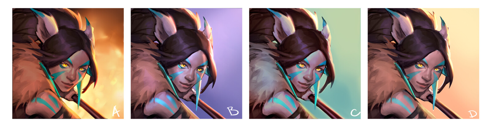 Nidalee colour thumbs