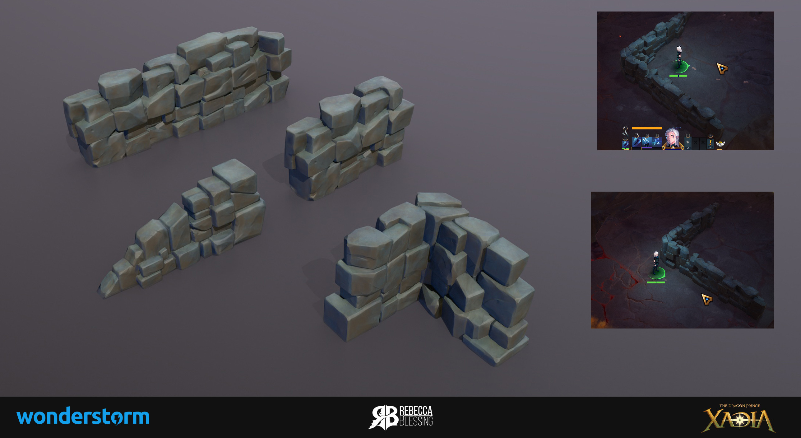 Modular Rock Wall Blocker
