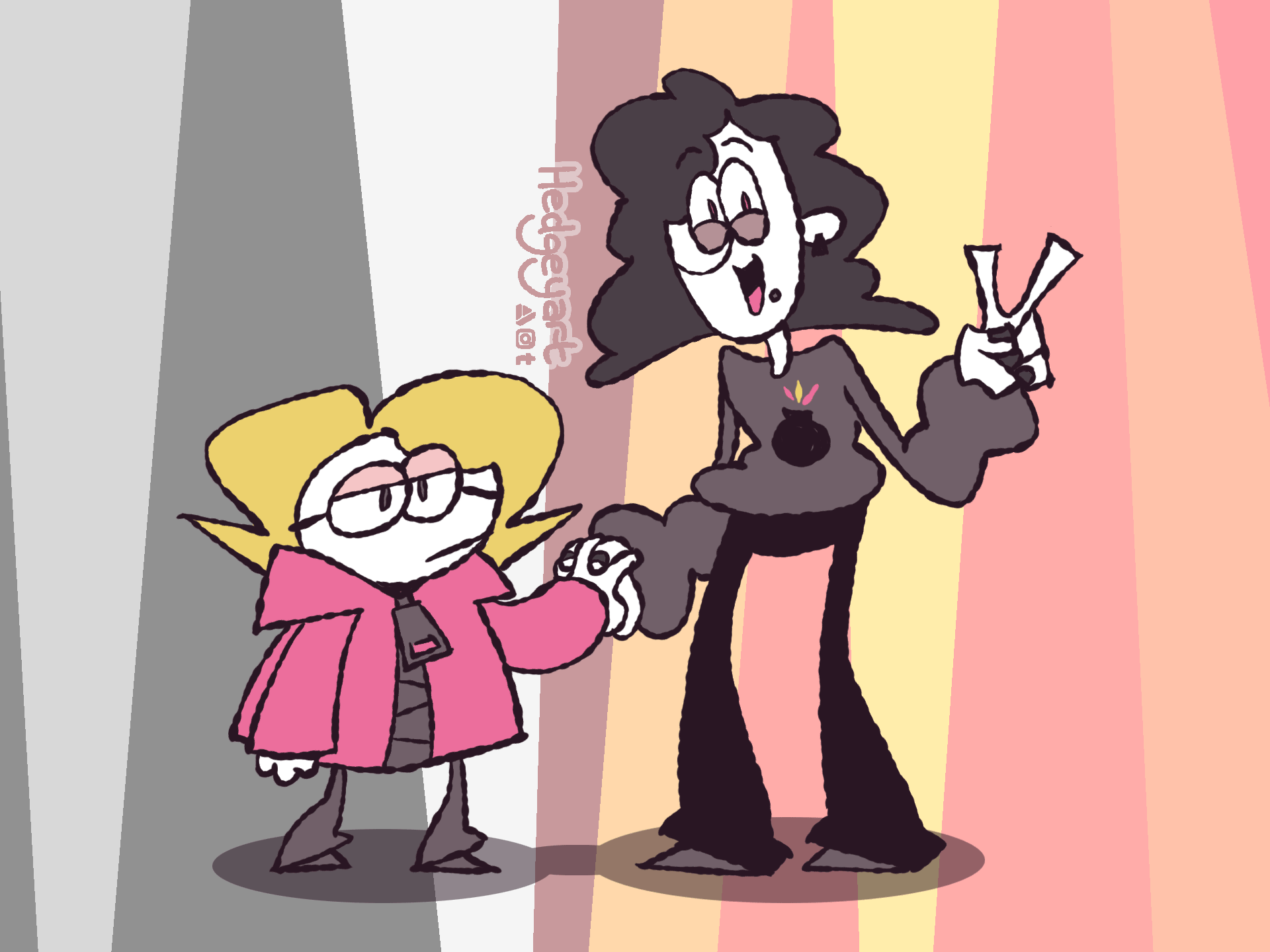 "Besties for Life" Garcia and Ellie for ArtsnStoriesnStuff