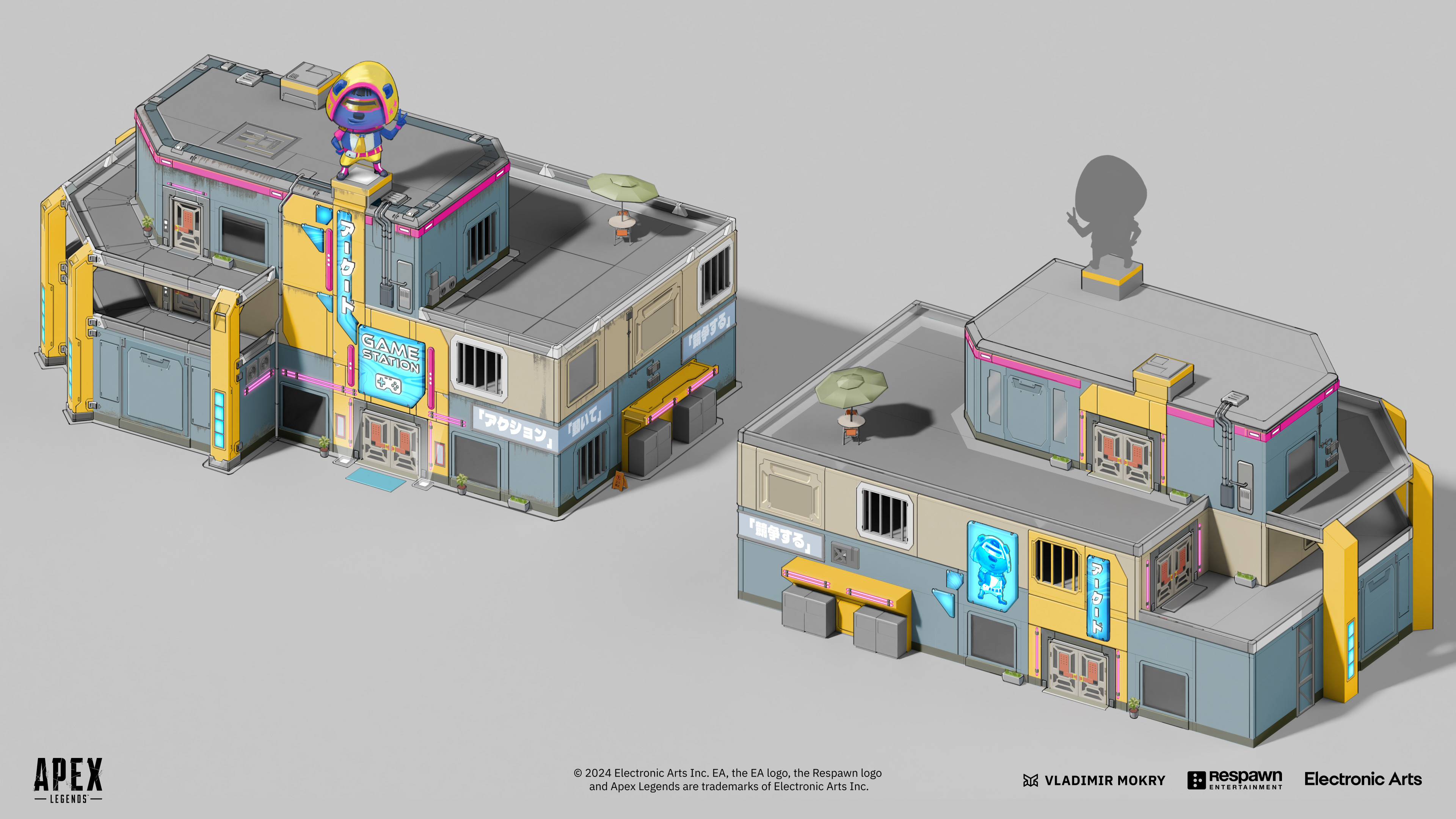 Exterior. Mascot design by Vicki Gao