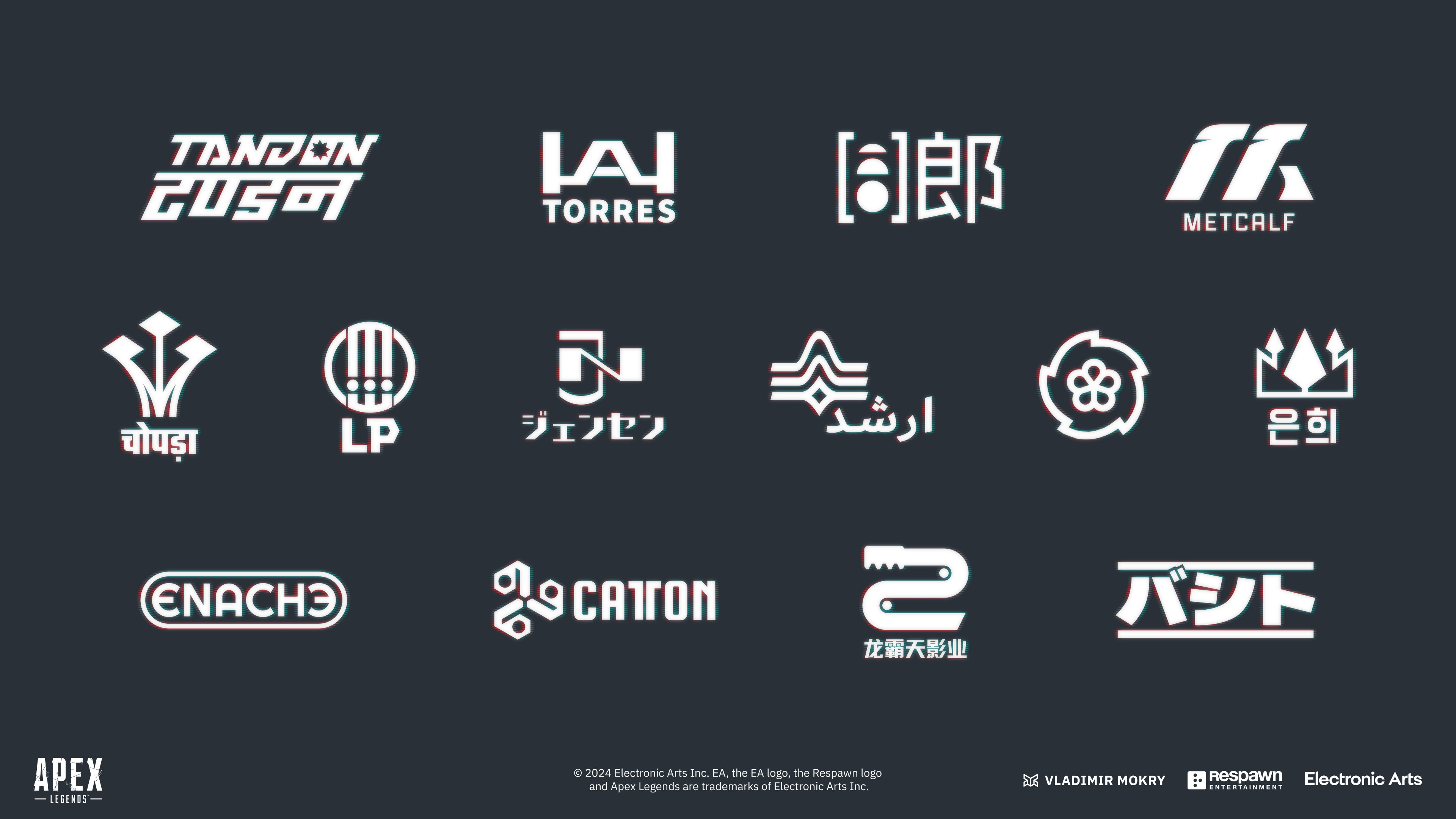 Grand brands based on the names of Respawn Map Team