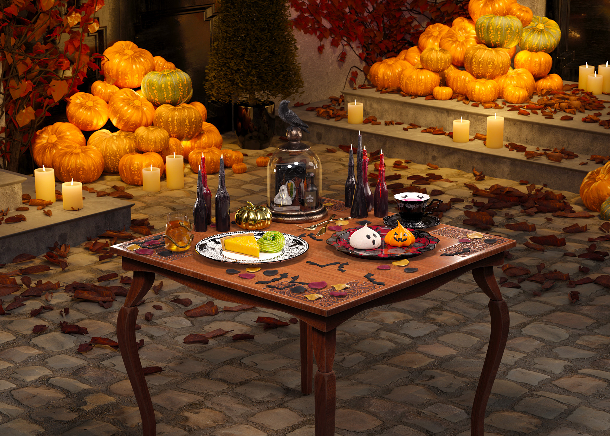 Food Stylist Halloween 2023 feature, environment by Ali Aljuboury