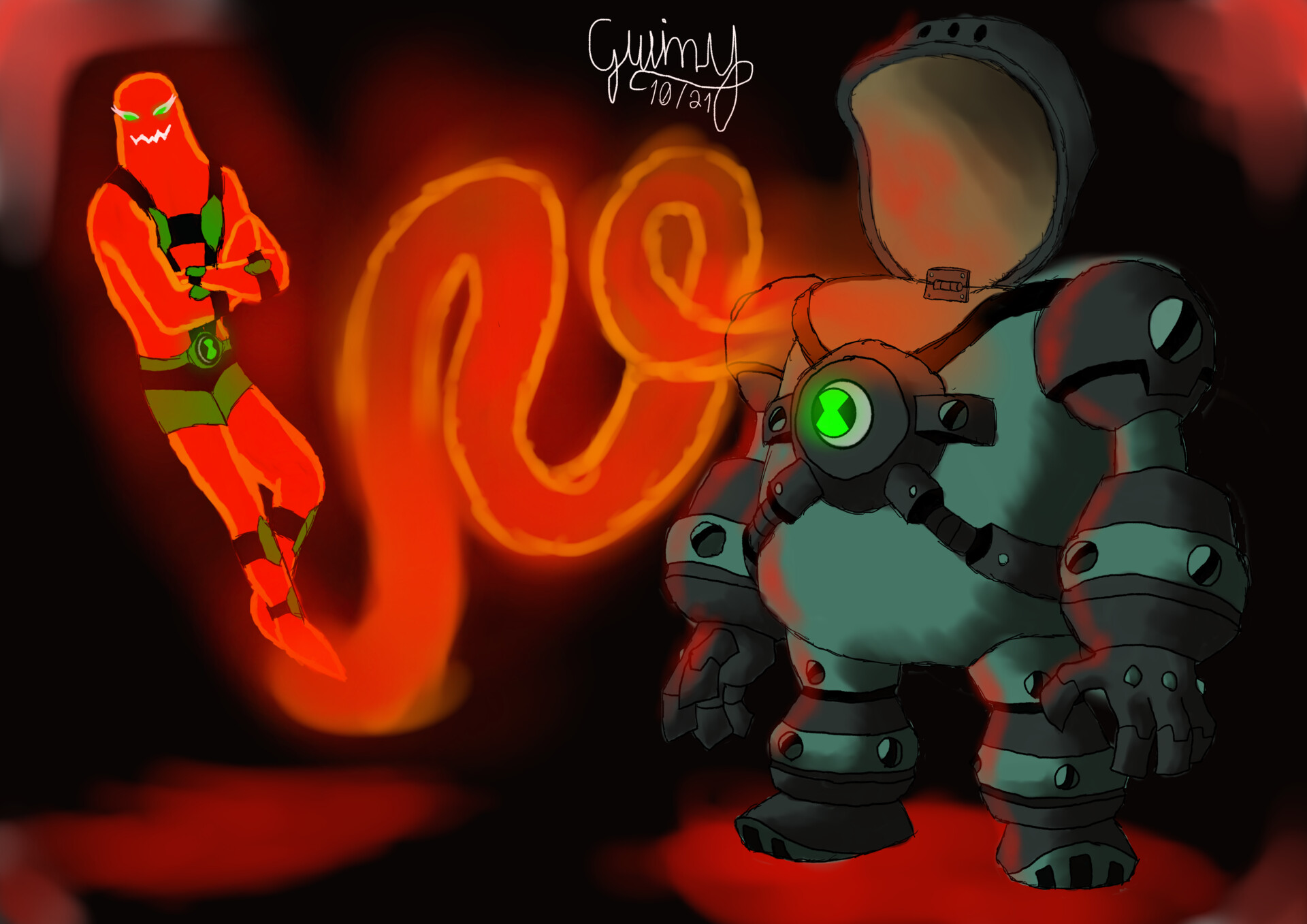 Dibujos para colorear de Ben 10 gratis | Imprimir en A4, image size:1920x1357