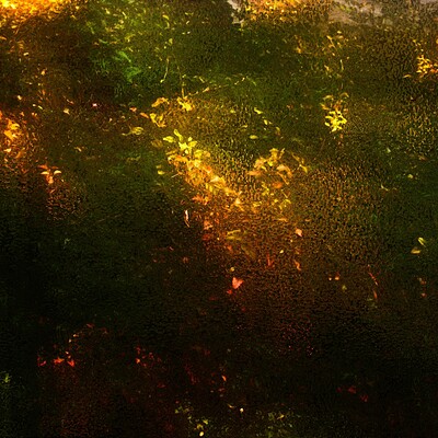 Autumn night abstract