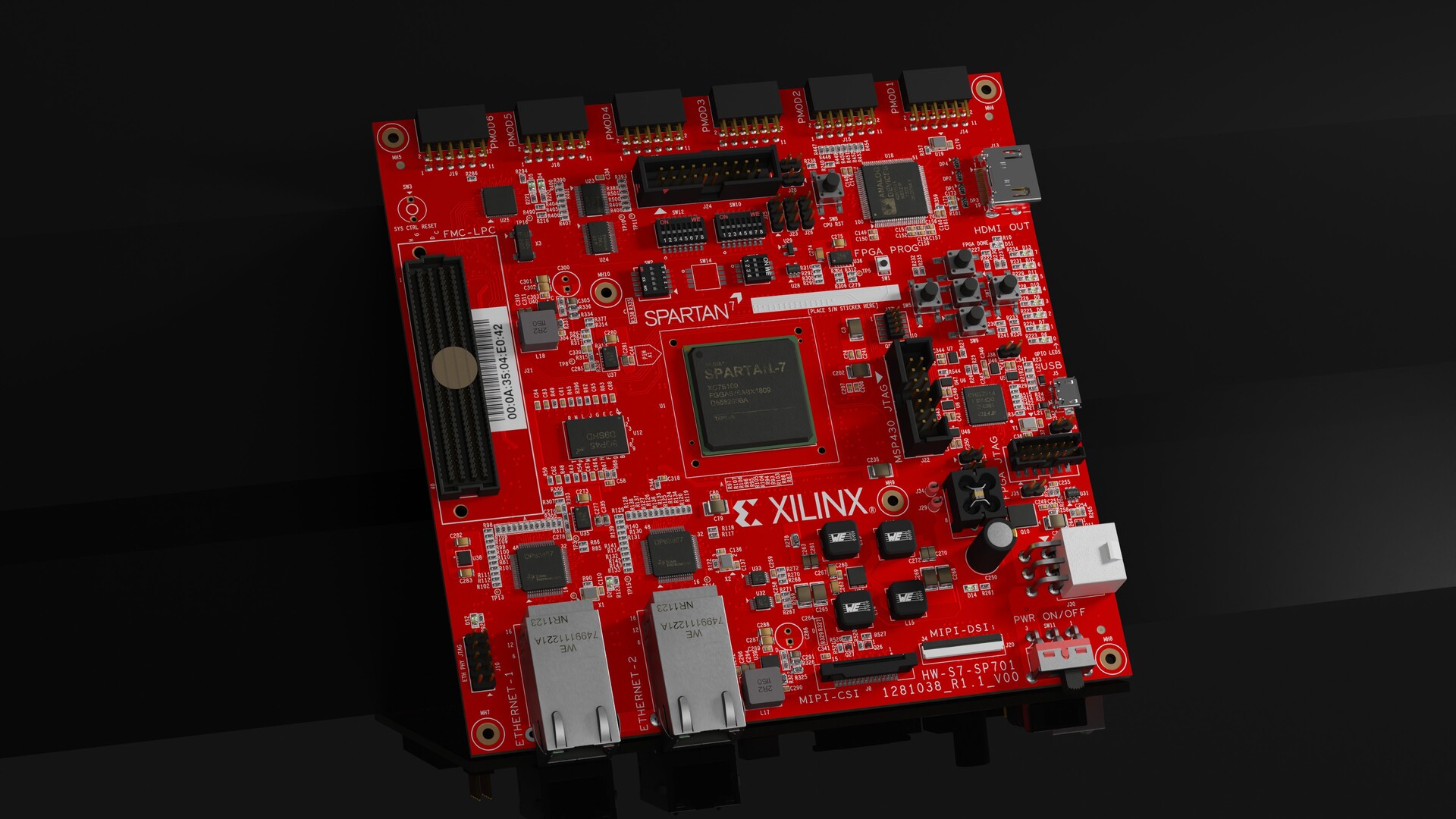 AMD Spartan™ 7 SP701 FPGA Evaluation Kit