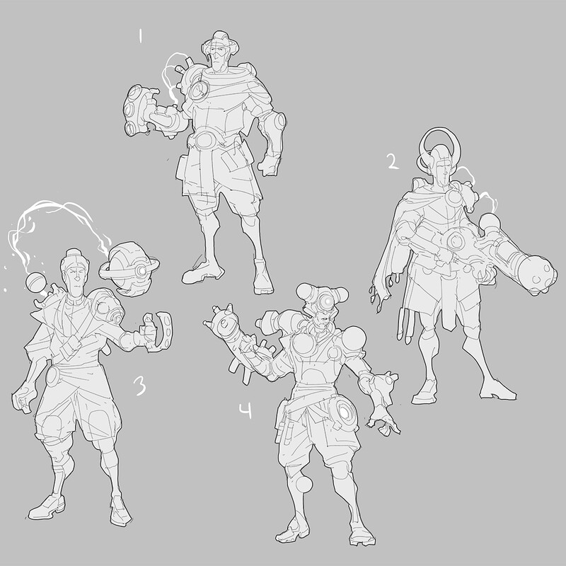 Character Thumbnails for Style Experiements