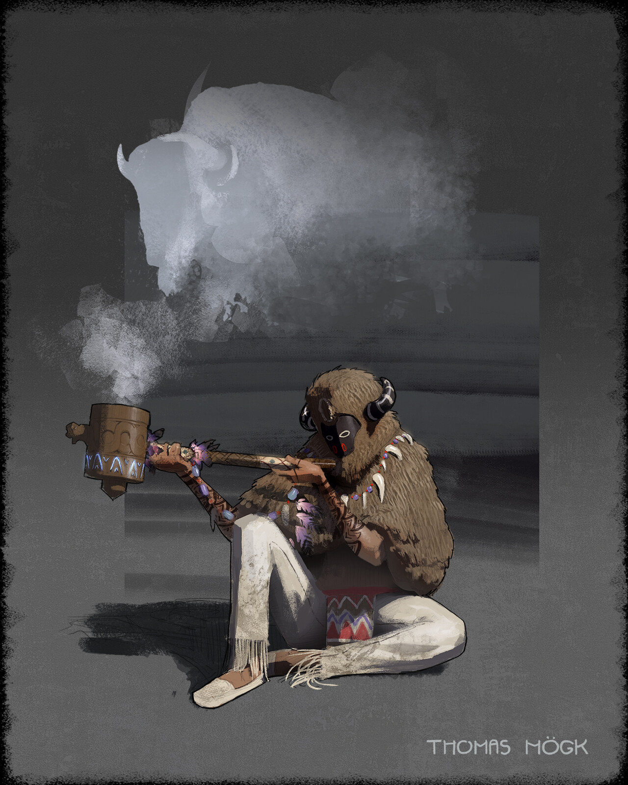 Bison Warrior - Character Design