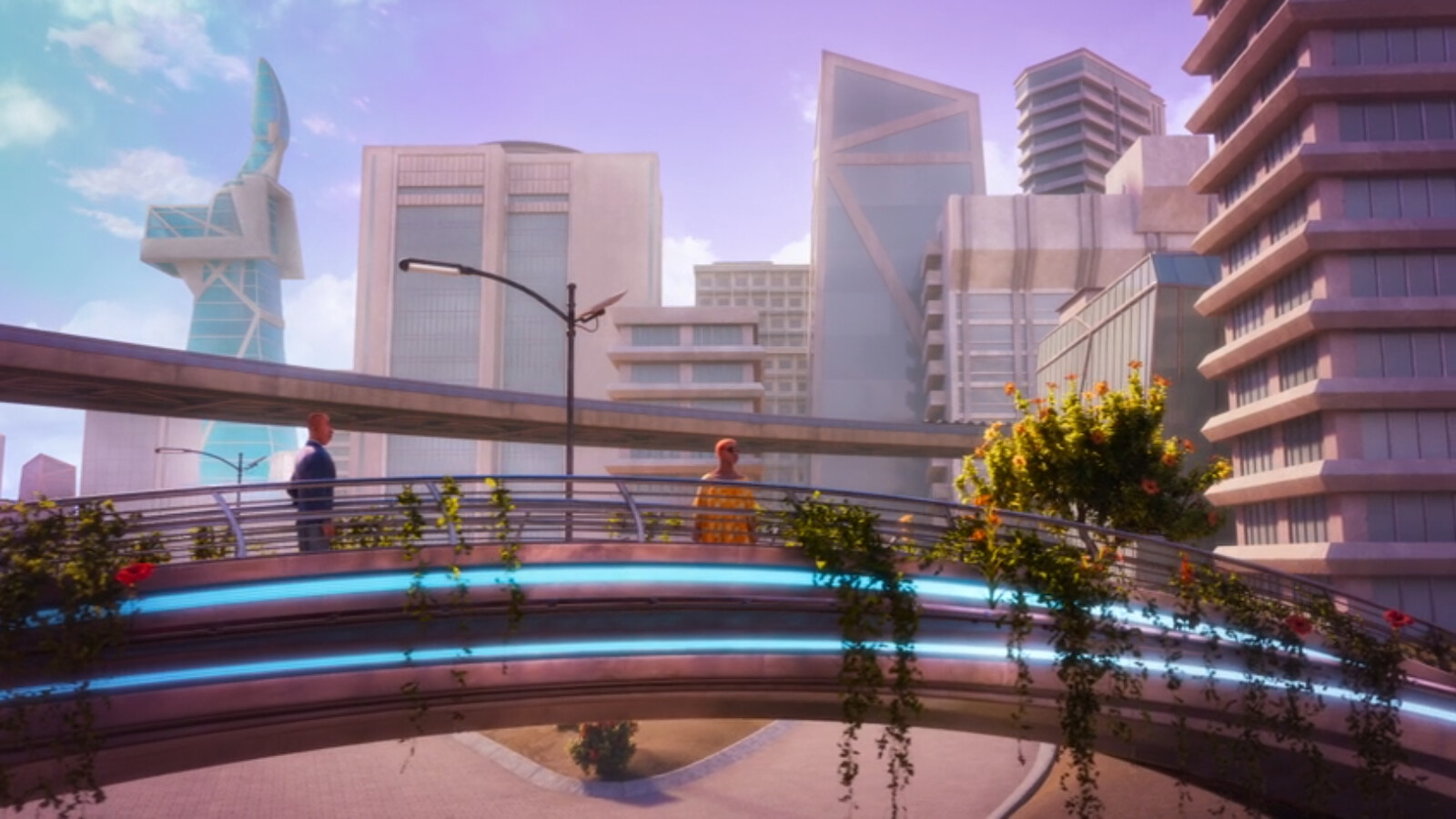 Bridge modeling and vegetation set dressing