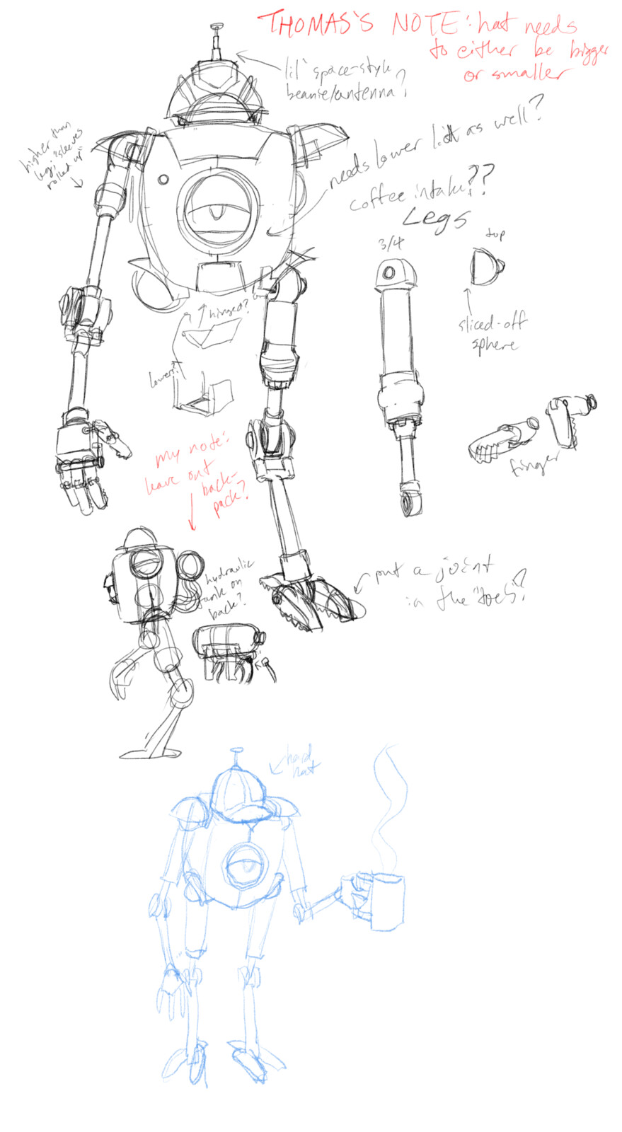Dave - development sketches