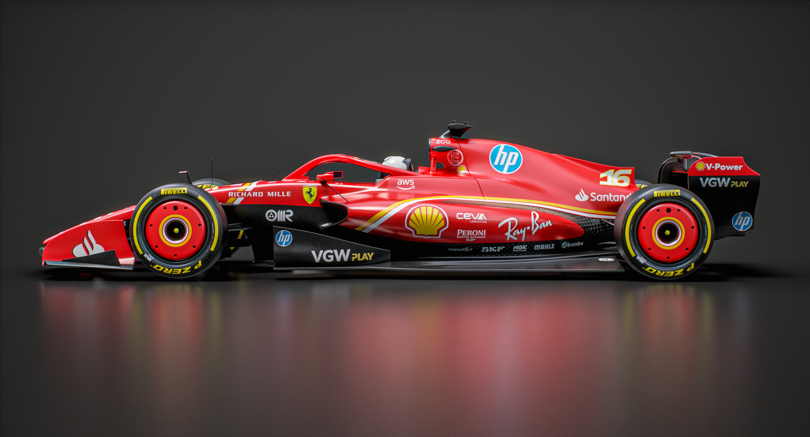 OpticalDreamSoft - Formula 1 2026 F1 Ferrari Livery Concept Race Car 3D ...
