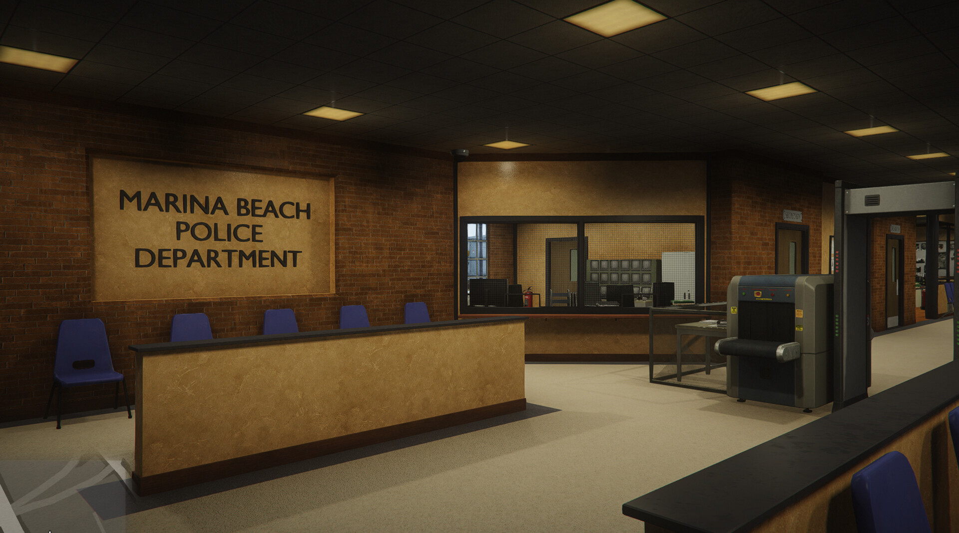 Police Department Interior - Grand Theft Auto V / FiveM