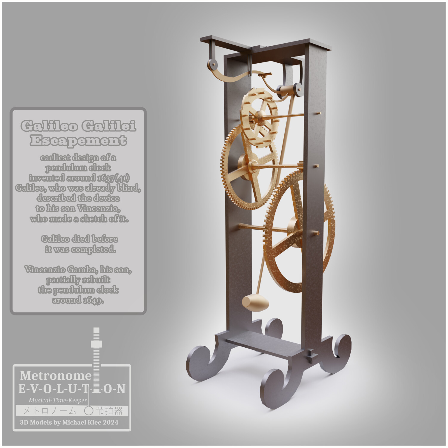 Piano timekeeper pendulum outlet