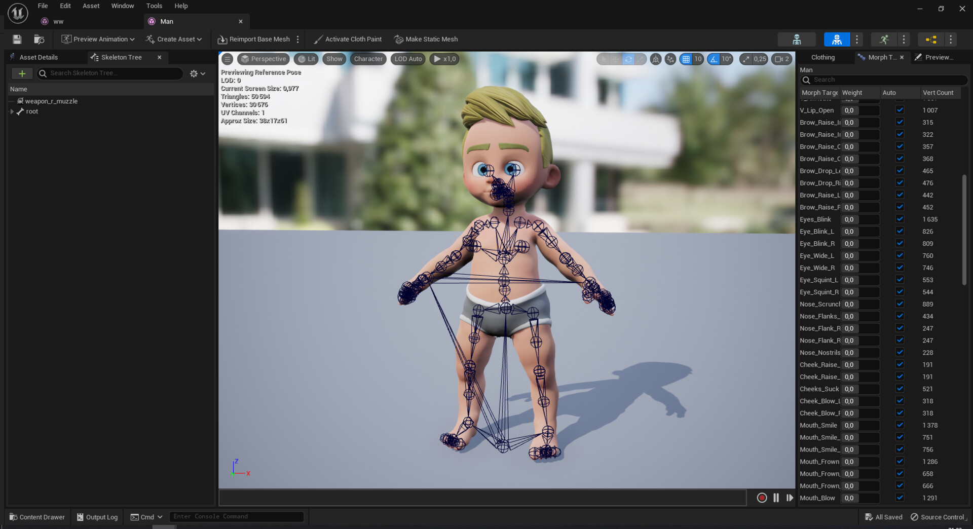 Rig low poly. Rig low poly