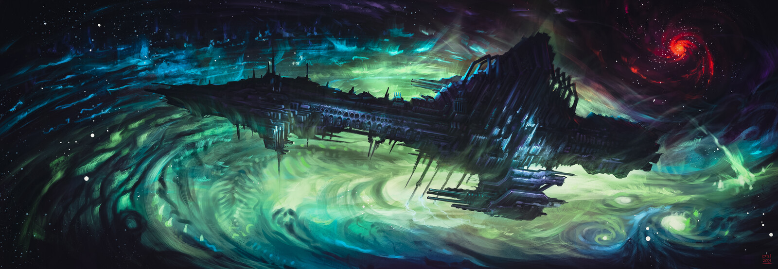 Darkguard Starship