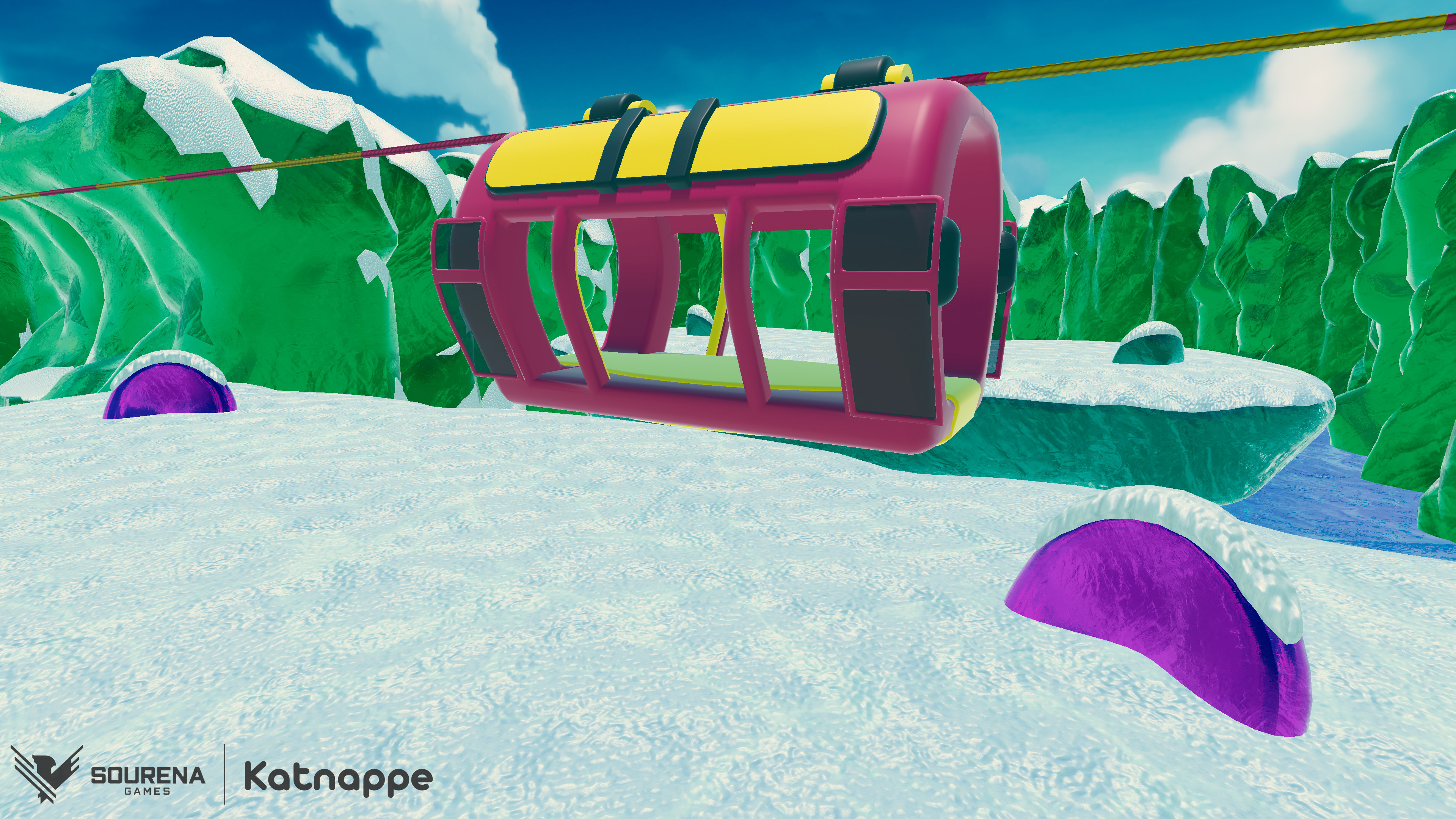 This train is a movable object in the middle of two areas