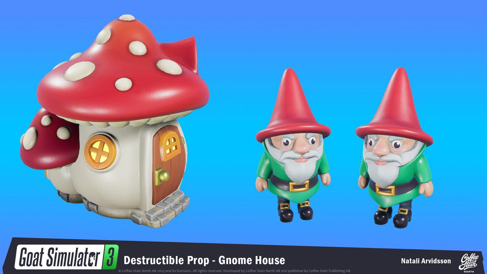 Destructible gnome and gnome home