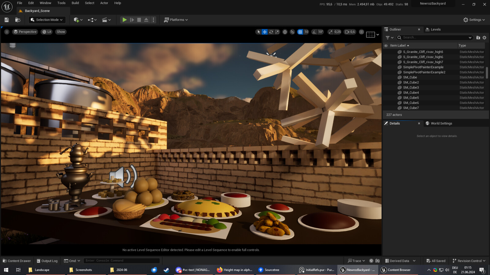 Blockout development