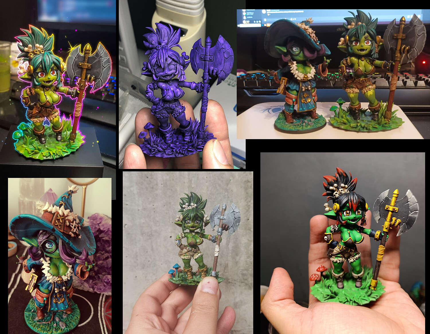 Some of the paintjobs by RAW patrons and subscribers
