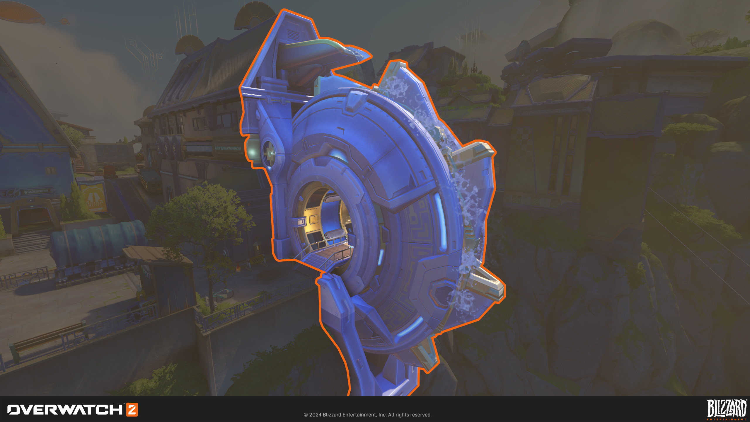 The Peru waterwheel. I worked on the exterior and interior from concept to about 85% completion. This model was concepted by Ava Crutchley,  and various members of the team helped bring it to final.
