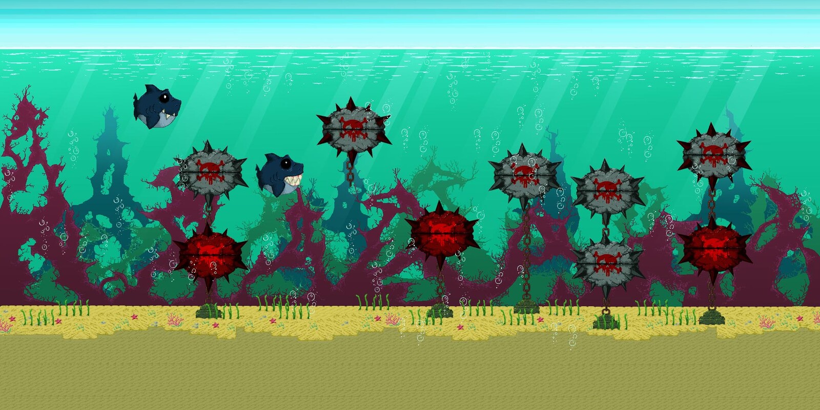first mock up for BIG BLUE TALES