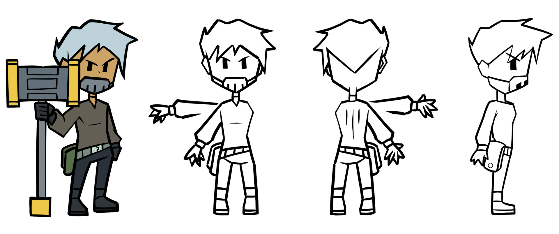 ArtStation - Character Sheet Practice