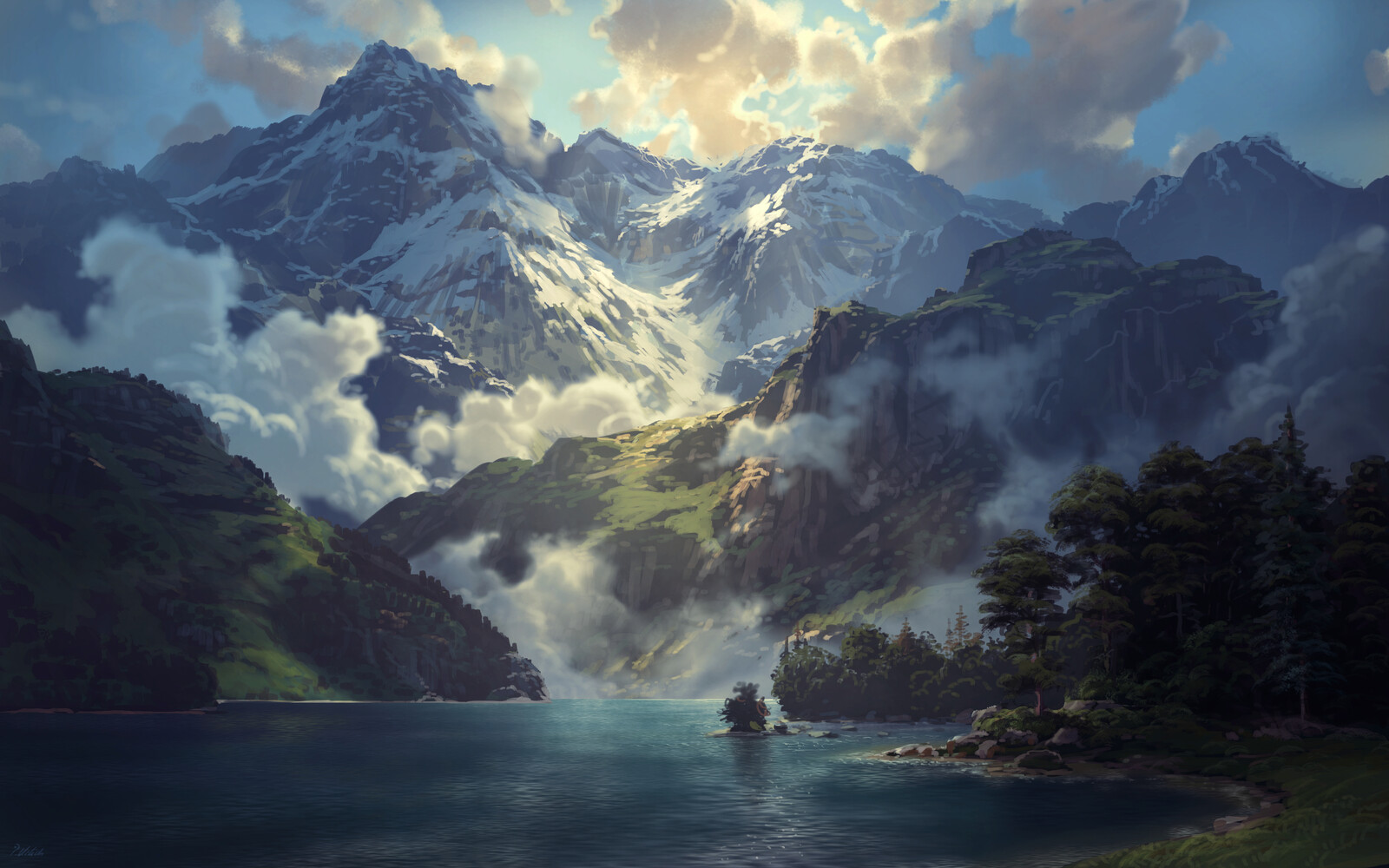 Mountain lake
