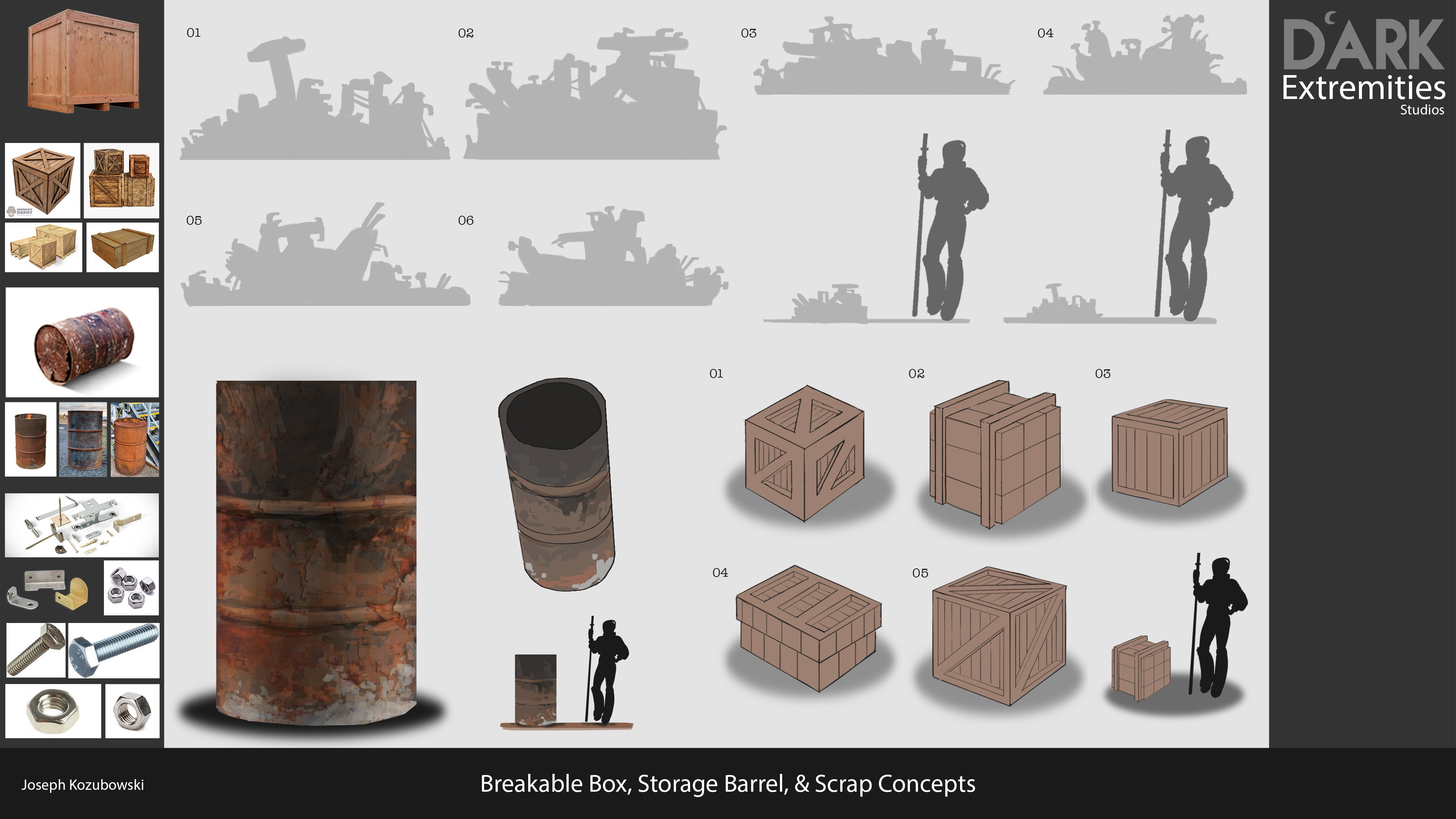 Breakable Box, Storage Barrel, &amp; Scrap Ideas
