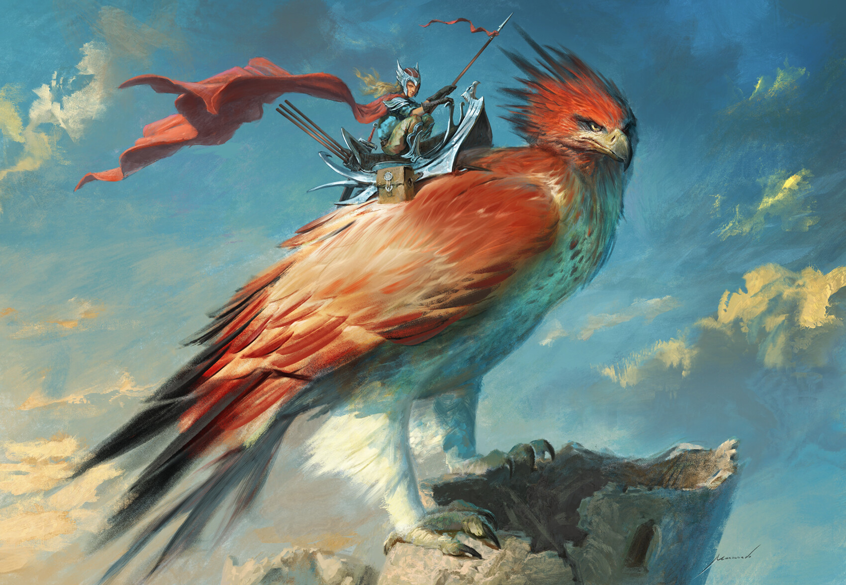 ArtStation - Bird Rider