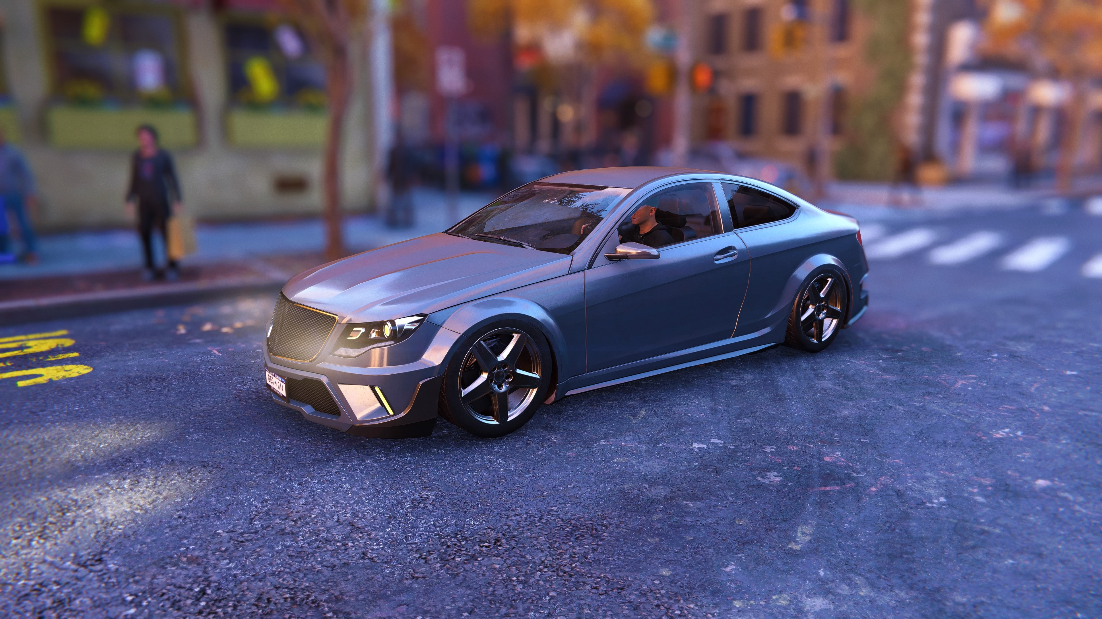 For this vehicle, I performed modeling and texture adjustments before engine integration.