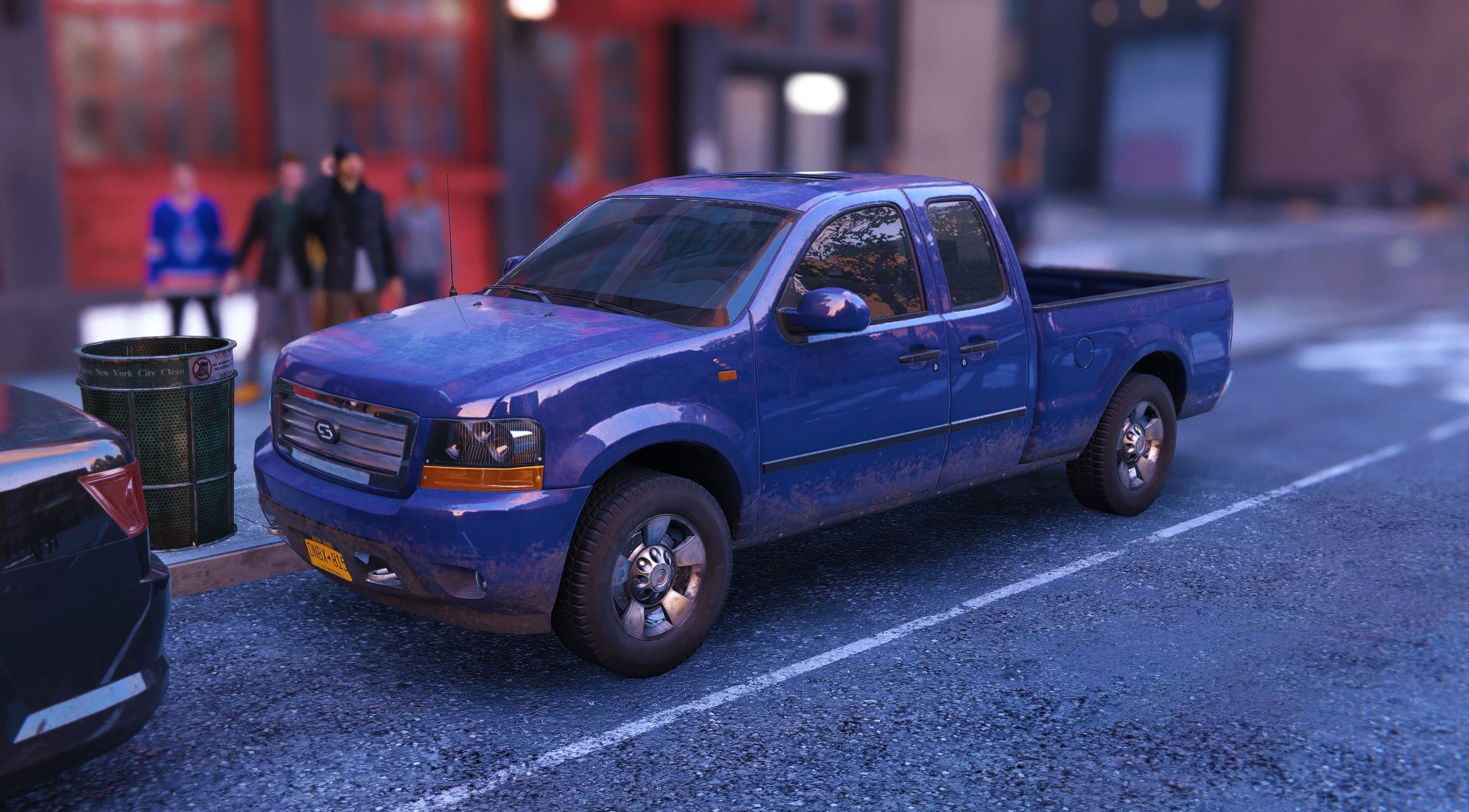 For this vehicle, I performed modeling and texture adjustments before engine integration.