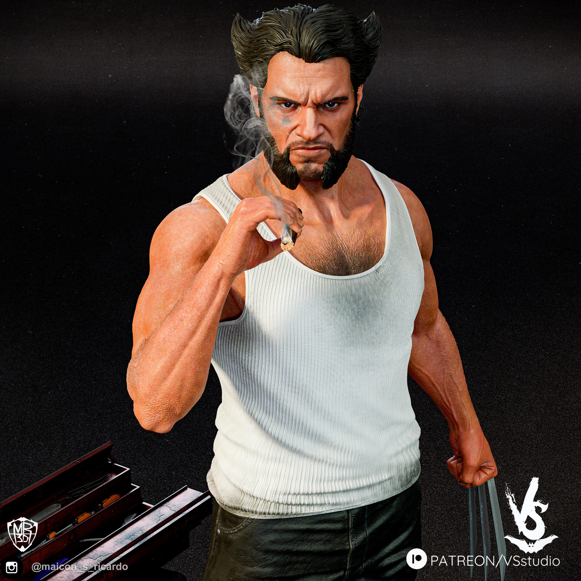 ArtStation - Wolverine- Henry Cavill