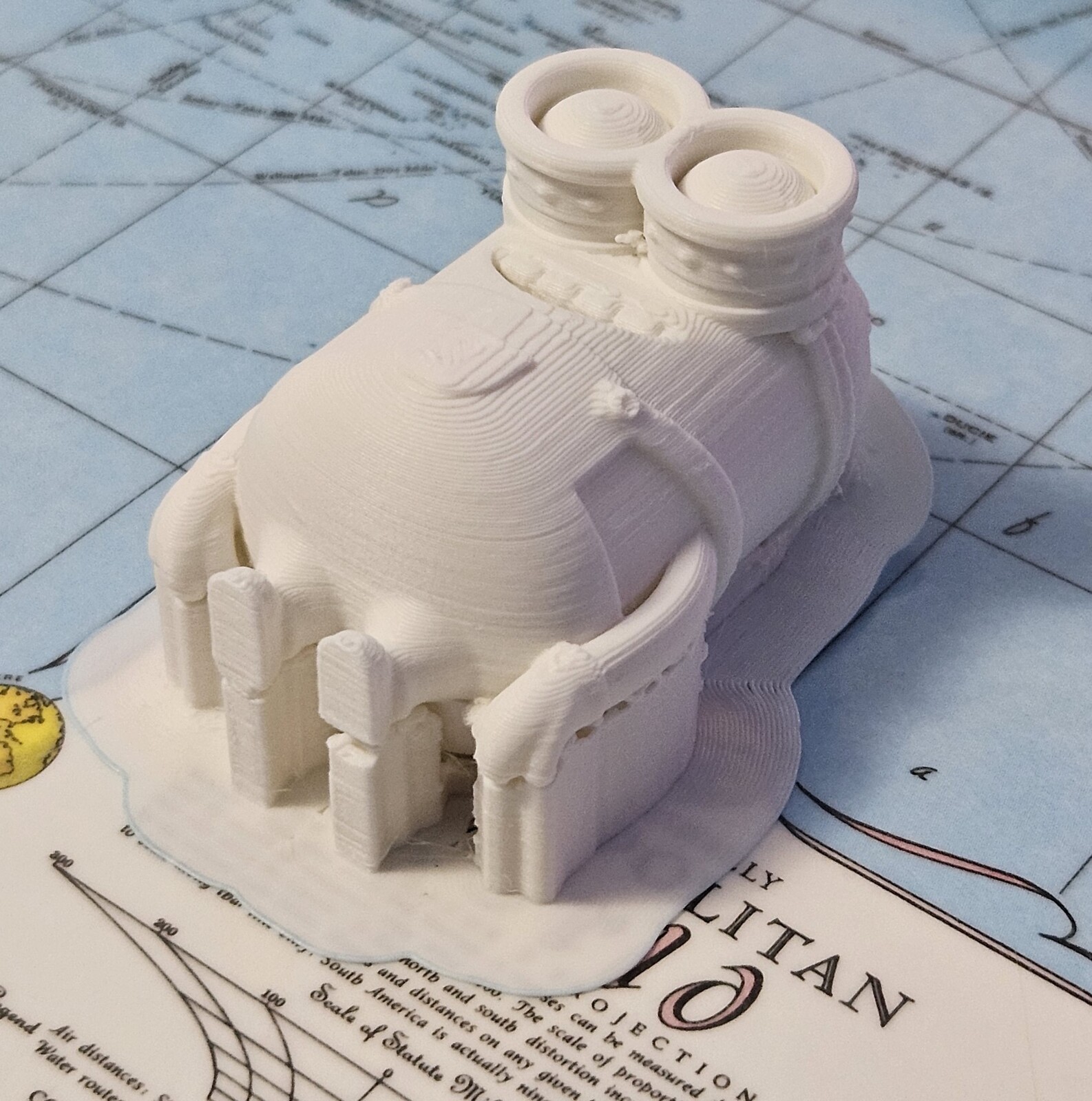 Matte white filament