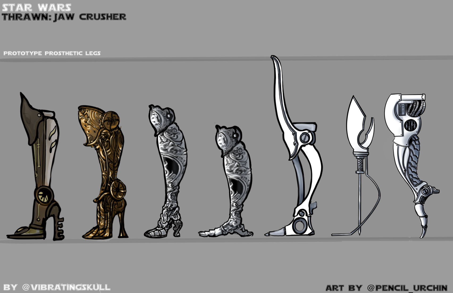 ArtStation Prosthetic Leg Concepts