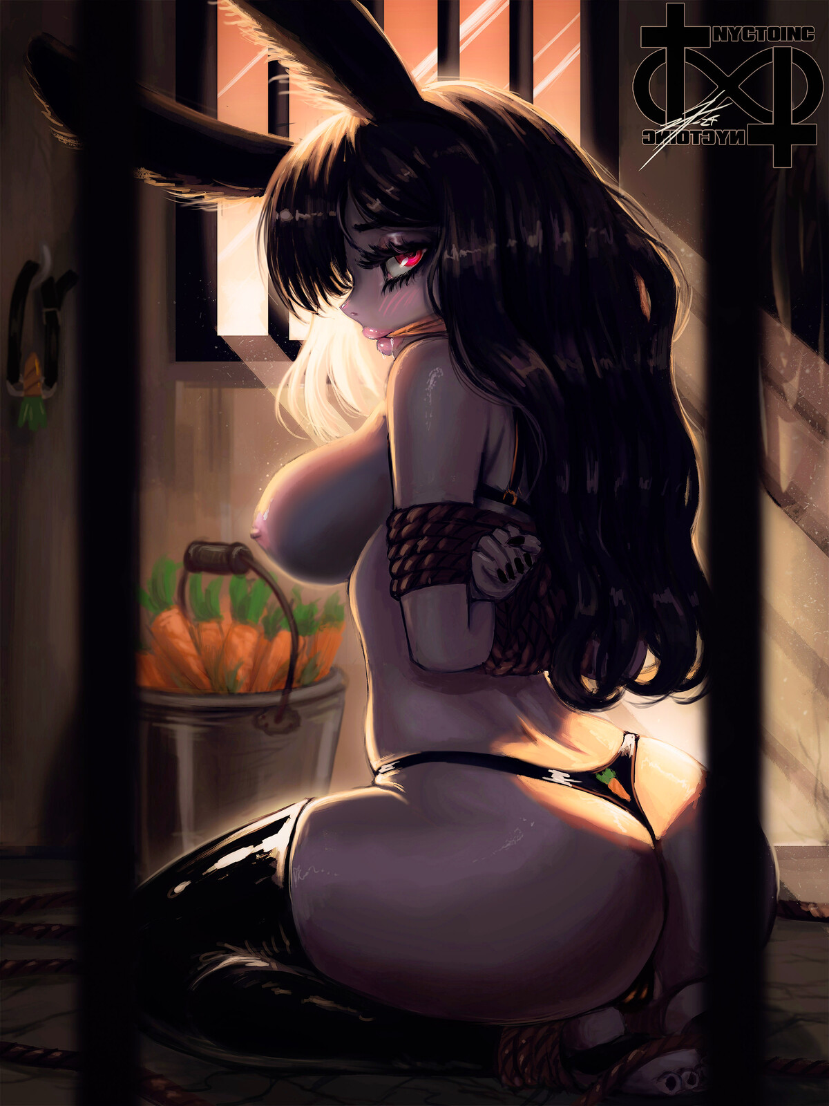 🥕🖤💀 Bad Bunny Vivian 💀🖤🥕   