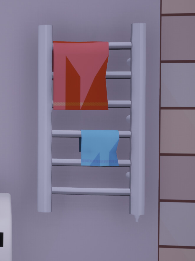 Towels and towel dryer