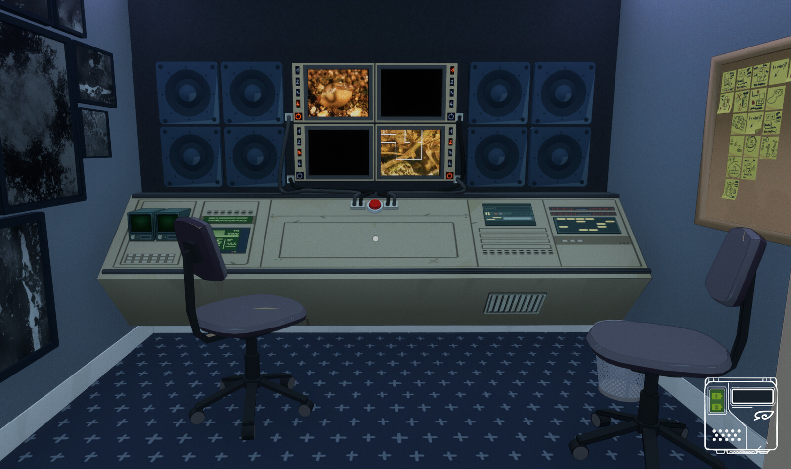 Chairs, Speaker and Board