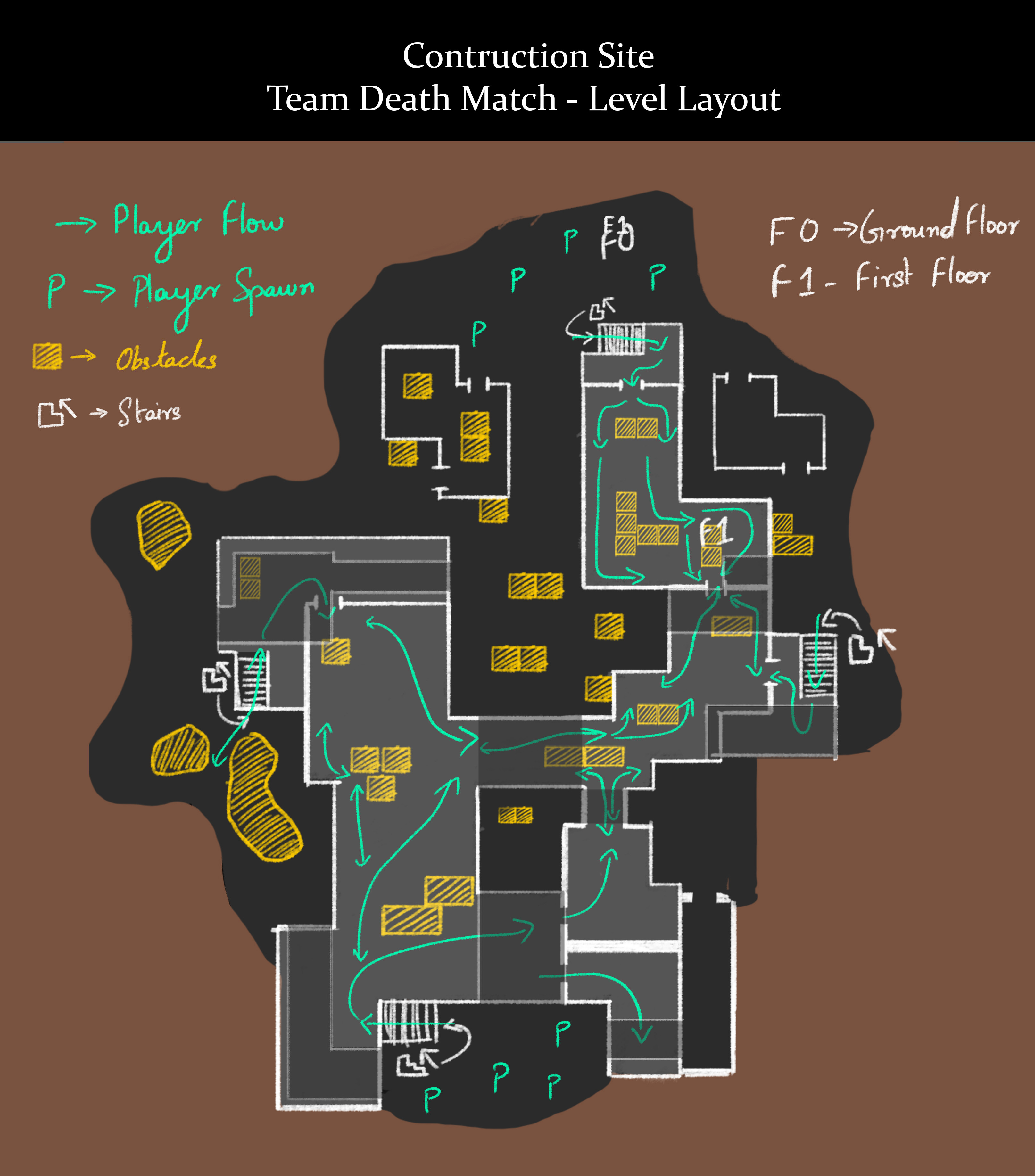This created more ways for the players to approach the level from both sides of the map.