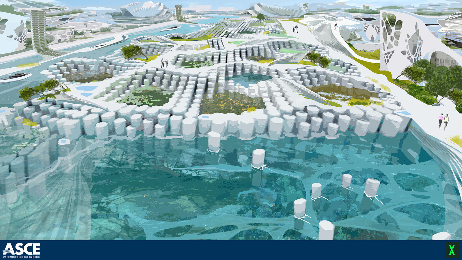 American Society of Civil Engineers (ASCE): the “Future World” Floating City Aquaculture