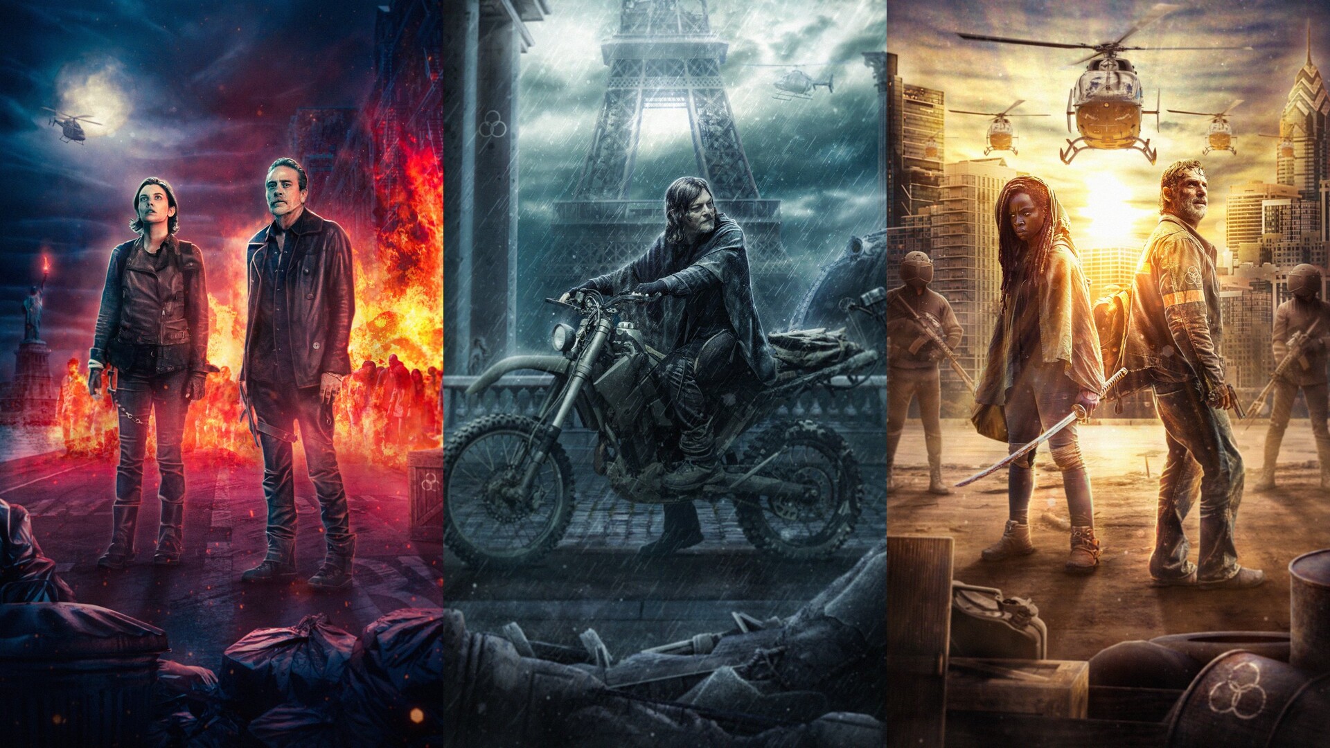 ArtStation TWD: New Spioffs Combined Teaser Posters (Dead City