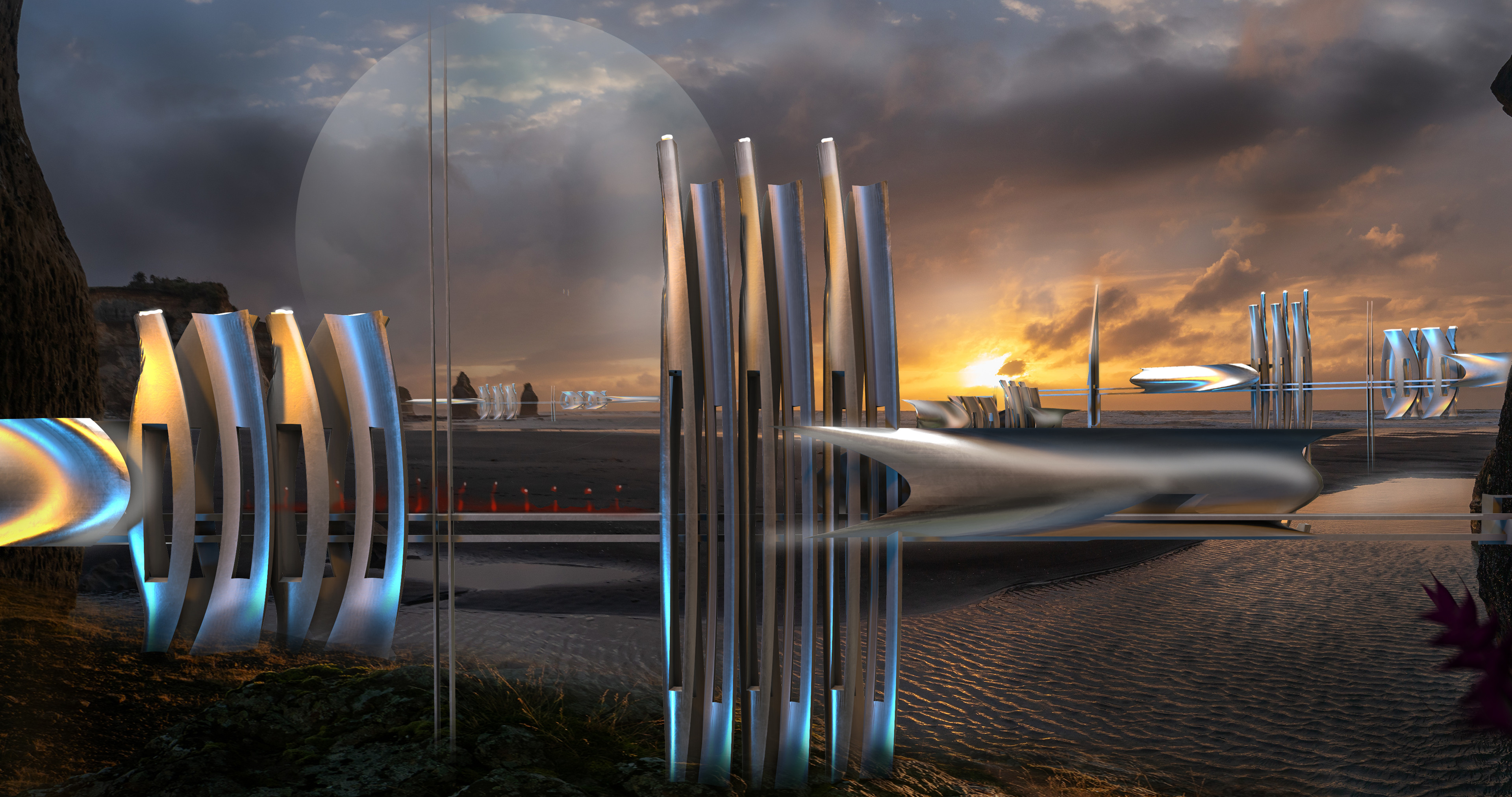 INTER-GALAXY TELEPORT STATION (Keyframe)