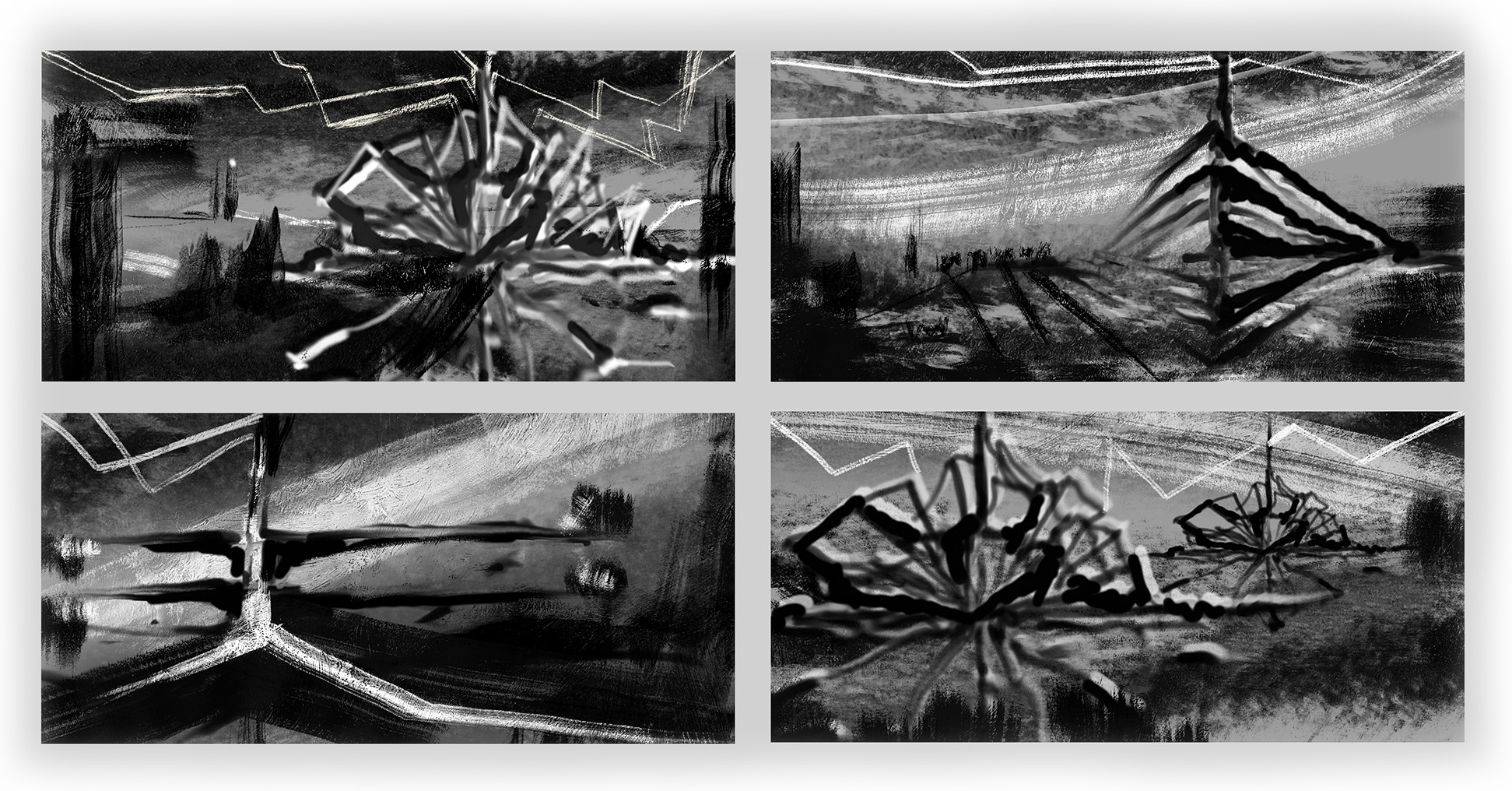 EARLY CONCEPT EXPLORATION (Thumbnail Sketches)