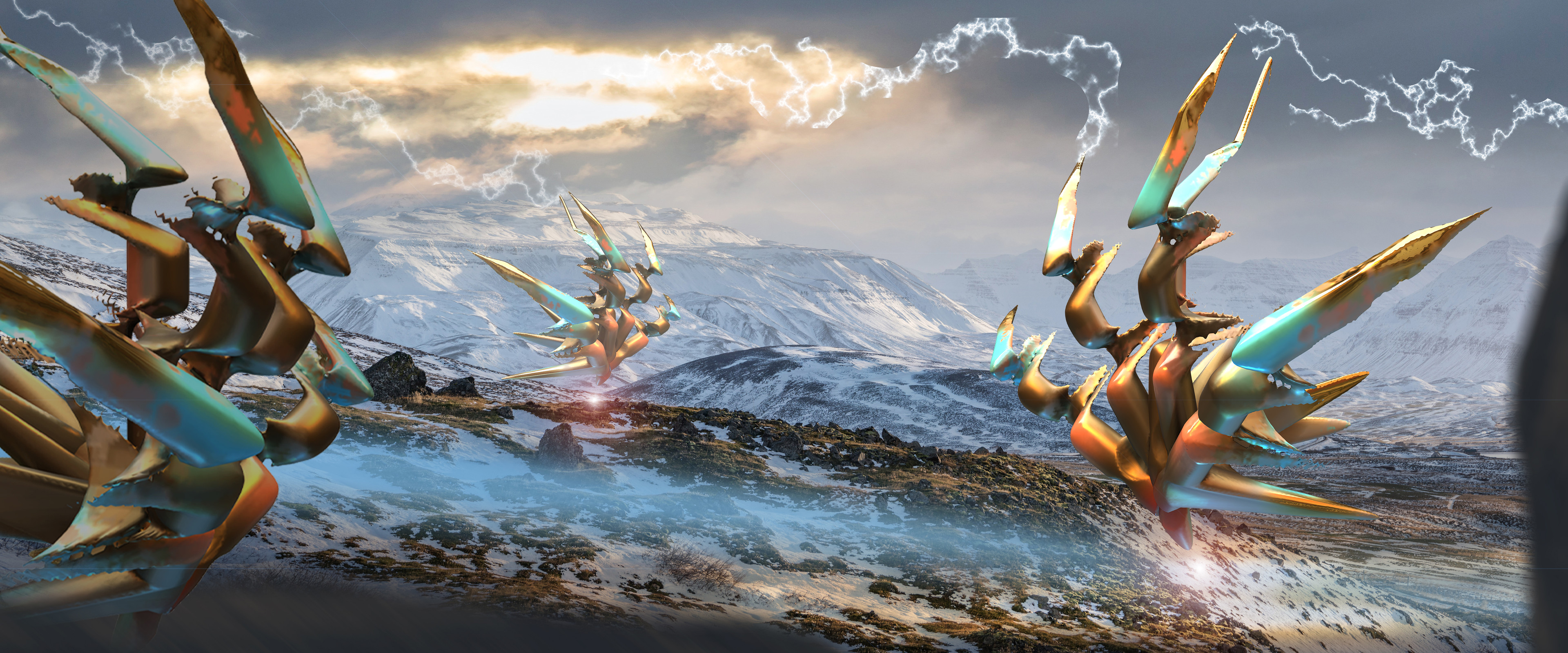 LIGHTNING BANKS HEALING EARTH (Keyframe)